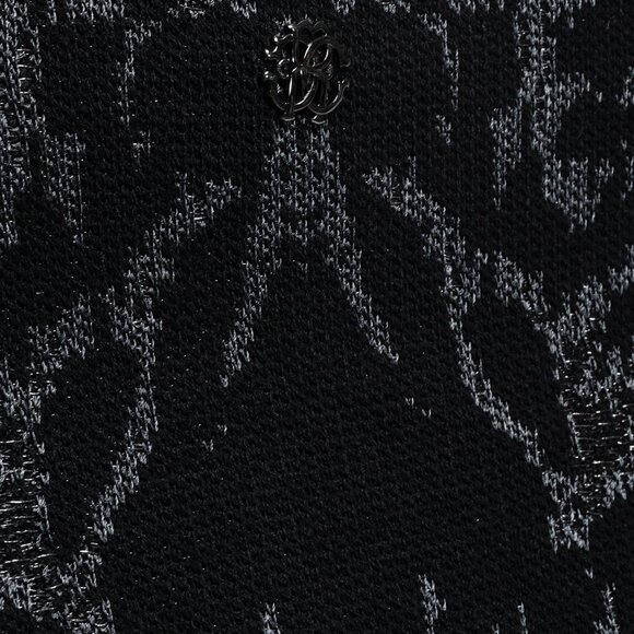 Roberto Cavalli Black Metallic Knit Cardigan - Picture 8 of 12